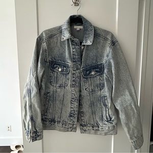 Topshop Oversized Denim Jacket - Size 2 - Fits S/M